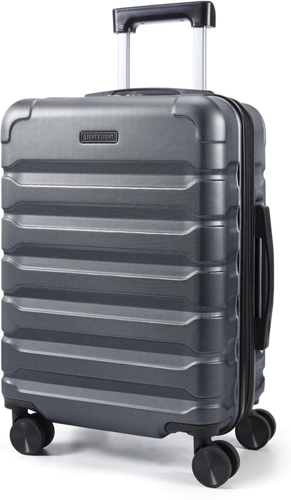 Carry On Luggage 22x14x9 Airline Approved, Expandable Carry On Suitcases with Wheels, Lightweight Luggage, Durable Hard Shell 20 Inch Rolling Suit Case for Men Women Travel,Royal Blue
