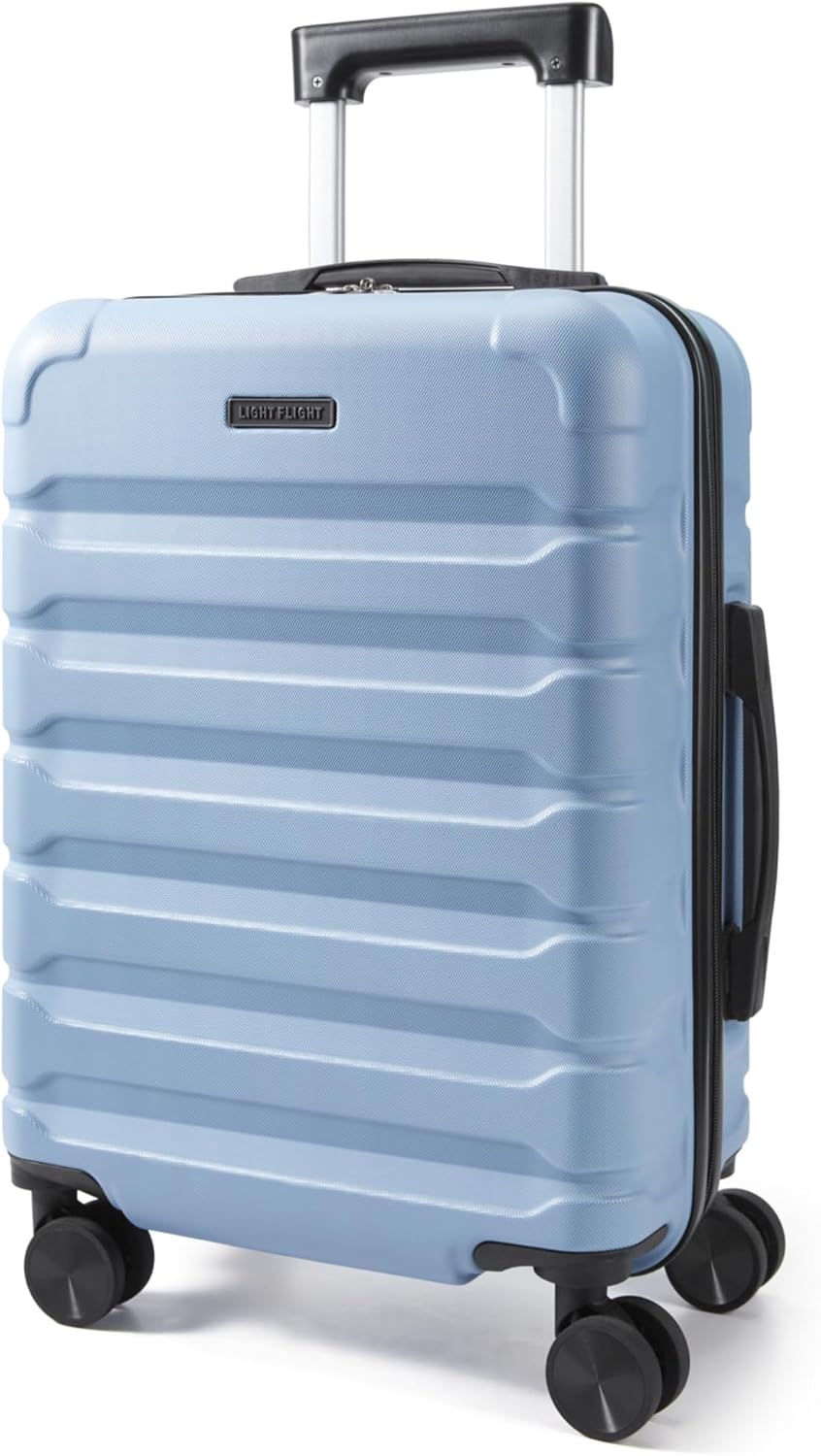 Carry On Luggage 22x14x9 Airline Approved, Expandable Carry On Suitcases with Wheels, Lightweight Luggage, Durable Hard Shell 20 Inch Rolling Suit Case for Men Women Travel,Royal Blue
