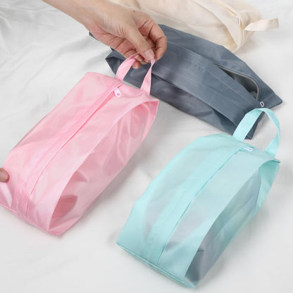 4 Pcs Travel Underwear Organizer Bag, Travel Socks Underwear Organizer Bag with Zip Handle Compression Portable Packing Cubes for Luggage Storing Clothes Panties Cosmetics