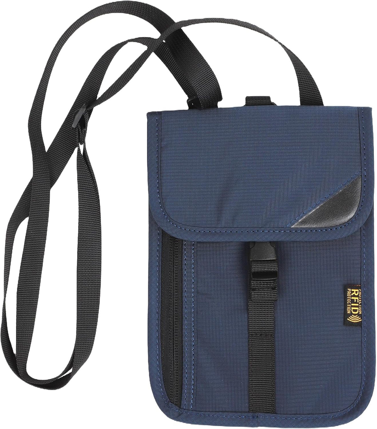 RFID Passport Wallet - Anti-Theft Travel Document Organizer with RFID Shield, Waterproof Passport Holder for International Travel (Dark Blue)