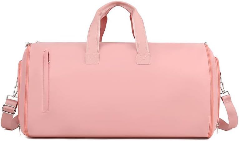 Garment Convertible Bag for Travel，60L Garment Duffle bag ，Travel Carry-on Luggage for Men & Women,2 in 1 Hanging Dress Suitcase Suit + Shoe Compartment Duffle Bag For Weekender Travel (black)