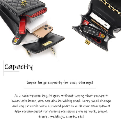 Women Small Crossbody Cell Phone Purse Leather Phone Purse Mini Messenger Shoulder Handbag Wallet | Small