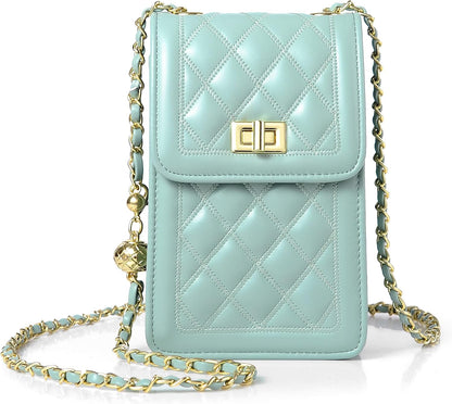 Women Small Crossbody Cell Phone Purse Leather Phone Purse Mini Messenger Shoulder Handbag Wallet | Small