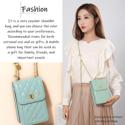 Women Small Crossbody Cell Phone Purse Leather Phone Purse Mini Messenger Shoulder Handbag Wallet | Small