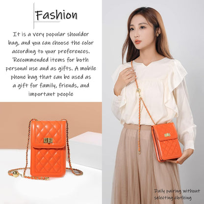 Women Small Crossbody Cell Phone Purse Leather Phone Purse Mini Messenger Shoulder Handbag Wallet | Small