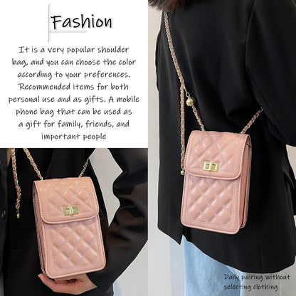 Women Small Crossbody Cell Phone Purse Leather Phone Purse Mini Messenger Shoulder Handbag Wallet | Small