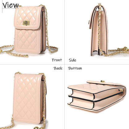 Women Small Crossbody Cell Phone Purse Leather Phone Purse Mini Messenger Shoulder Handbag Wallet | Small