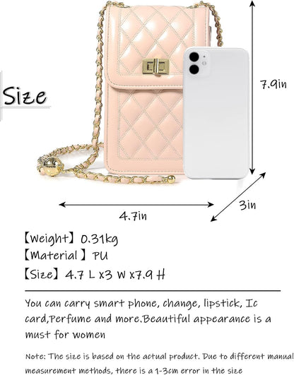 Women Small Crossbody Cell Phone Purse Leather Phone Purse Mini Messenger Shoulder Handbag Wallet | Small
