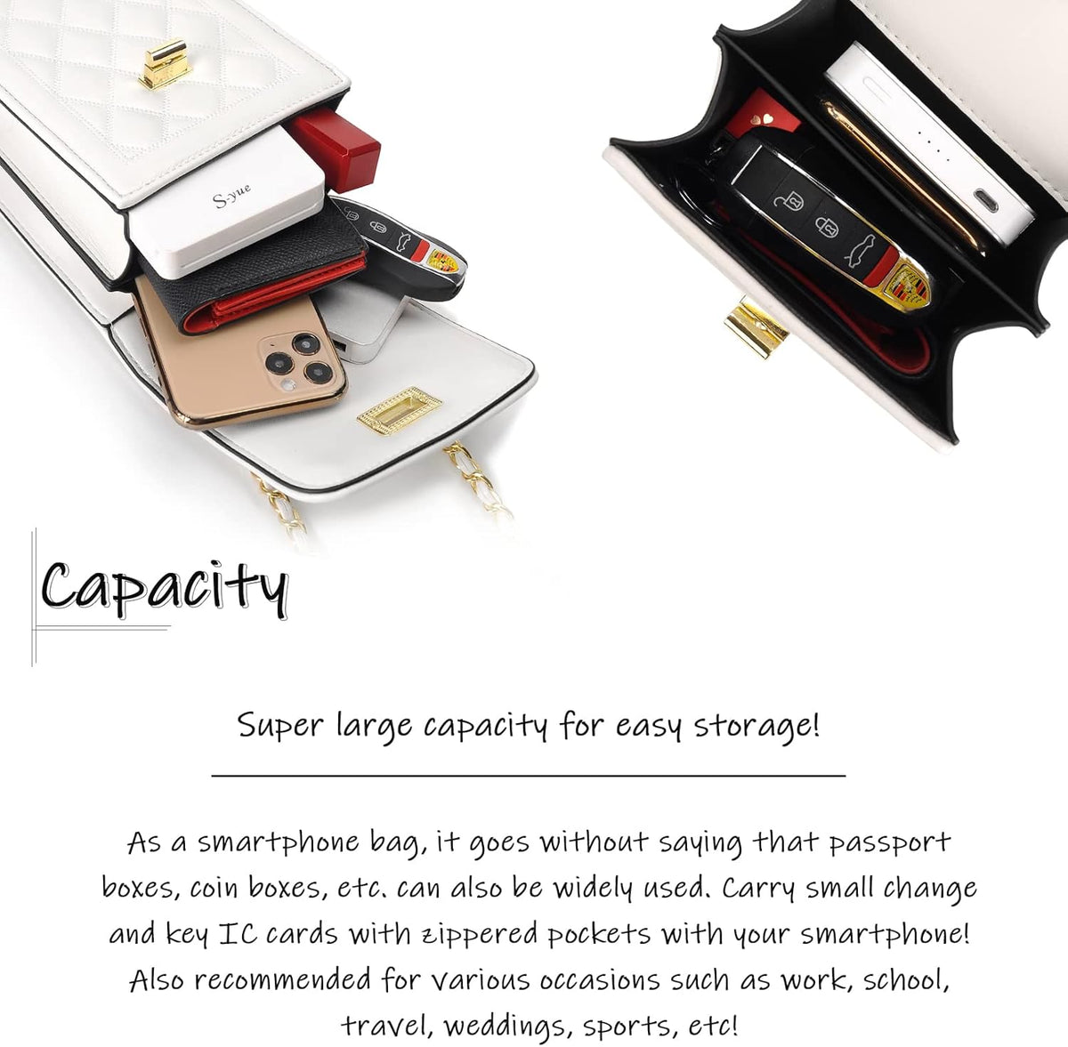 Women Small Crossbody Cell Phone Purse Leather Phone Purse Mini Messenger Shoulder Handbag Wallet | Small