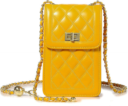Women Small Crossbody Cell Phone Purse Leather Phone Purse Mini Messenger Shoulder Handbag Wallet | Small