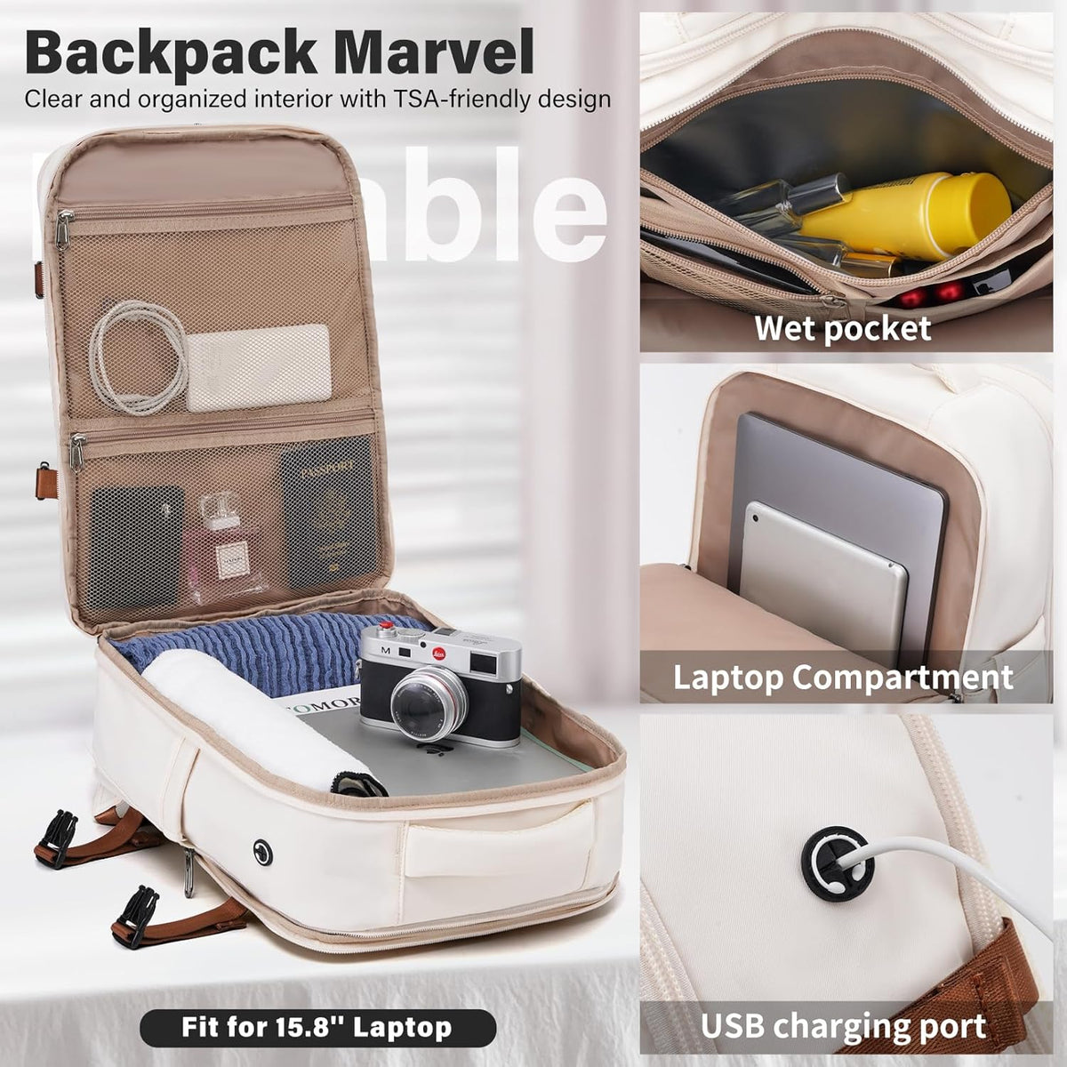 Luggage Set Suitcase Carry On Luggage PC Hardshell Luggage TSA Lock Spinner Wheels Telescopic Handle