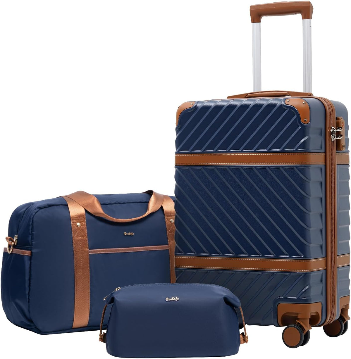 Luggage Set Suitcase Carry On Luggage PC Hardshell Luggage TSA Lock Spinner Wheels Telescopic Handle