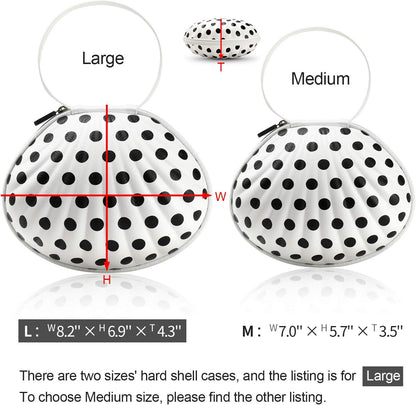 Hard Travel Case for Silicone Bras [A-DD Cup] Premium Nubra Organizer Portable Lingerie Underwear Storage Bag (Brown Plaid)