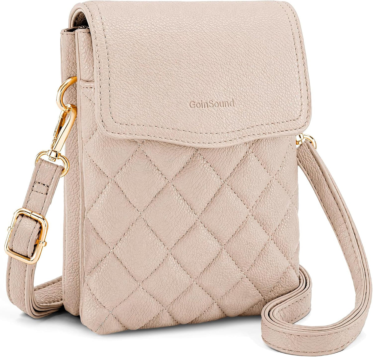 RFID Small Crossbody Bags for Women Quilted Cell Phone Purse Women's Crossbody Handbags with Credit Card Slots