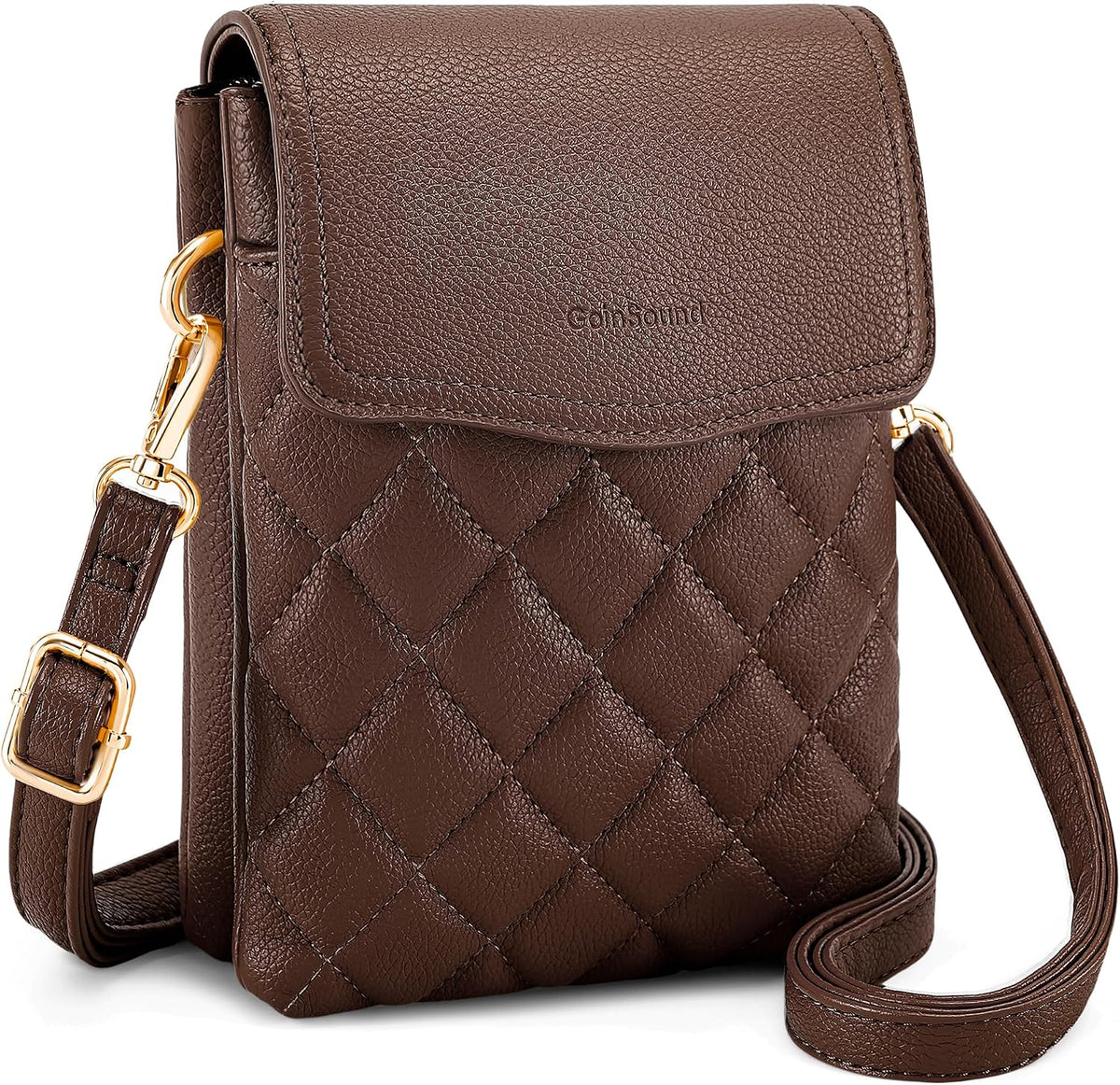 RFID Small Crossbody Bags for Women Quilted Cell Phone Purse Women's Crossbody Handbags with Credit Card Slots