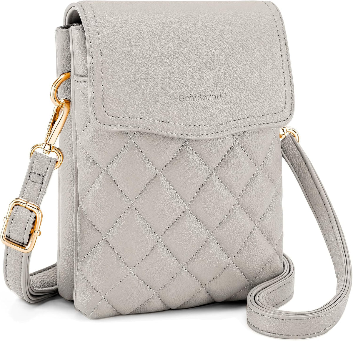 RFID Small Crossbody Bags for Women Quilted Cell Phone Purse Women's Crossbody Handbags with Credit Card Slots