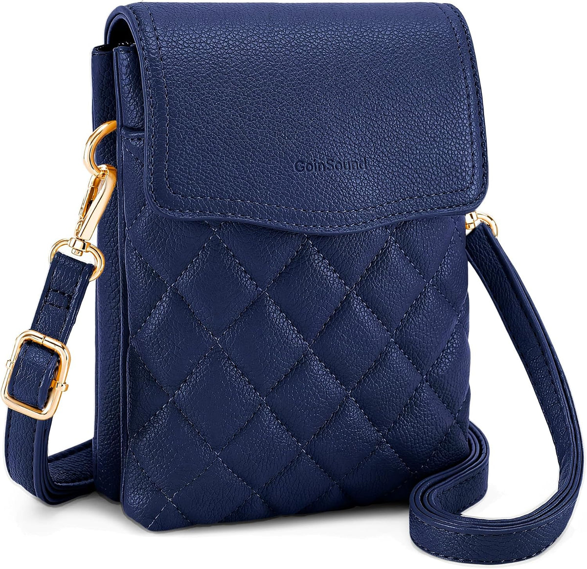 RFID Small Crossbody Bags for Women Quilted Cell Phone Purse Women's Crossbody Handbags with Credit Card Slots