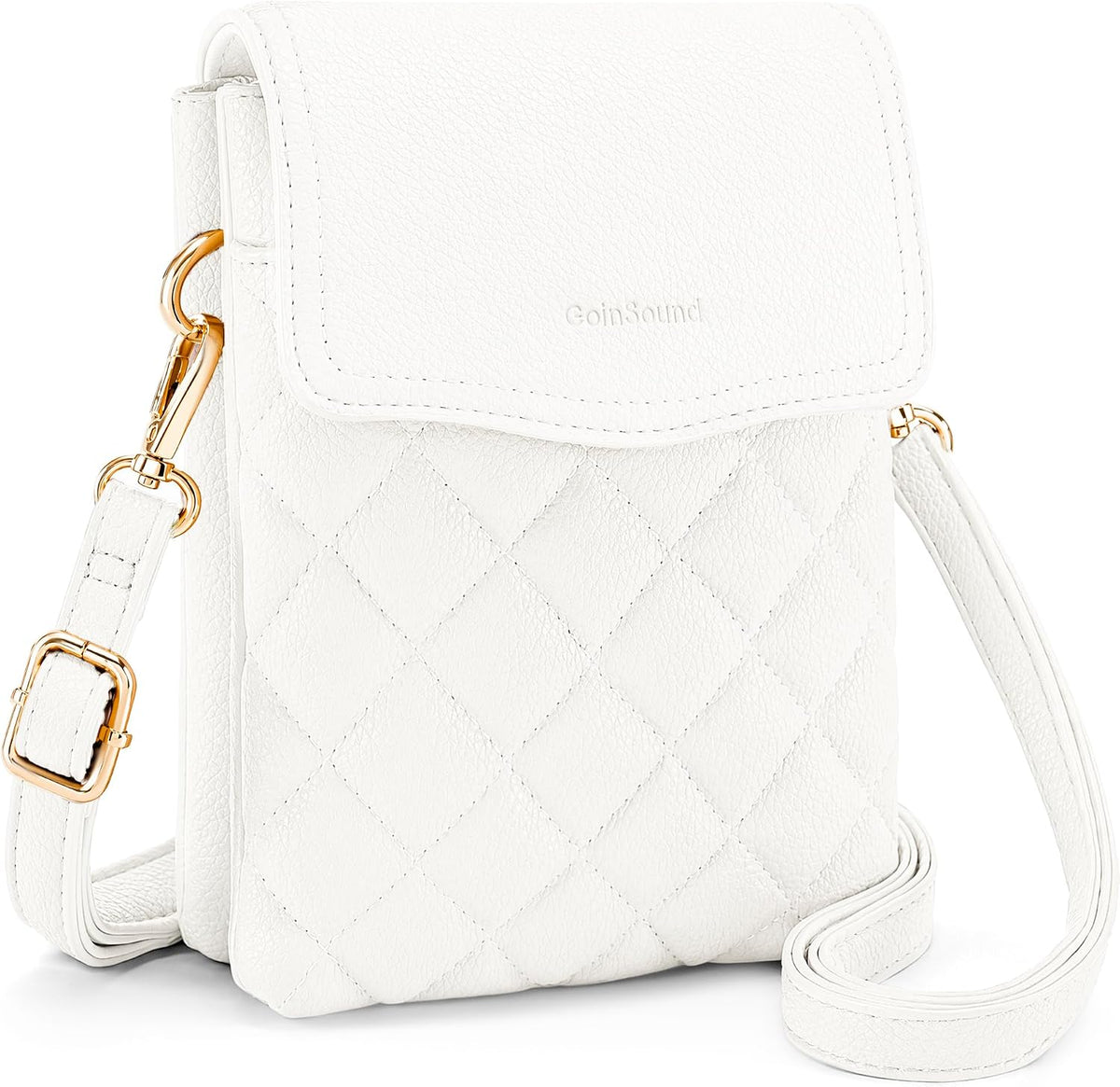 RFID Small Crossbody Bags for Women Quilted Cell Phone Purse Women's Crossbody Handbags with Credit Card Slots