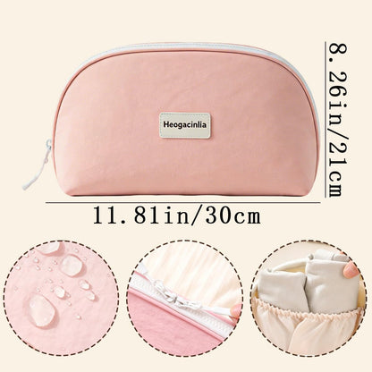 Travel Underwear Organizer Bag for Women 11.81 In Large Capacity Packing Cube Portable Lingerie Travel Bags Multi-Compartment Storage Bag for Bras Sock Cosmetic Makeup Brushes Accessories