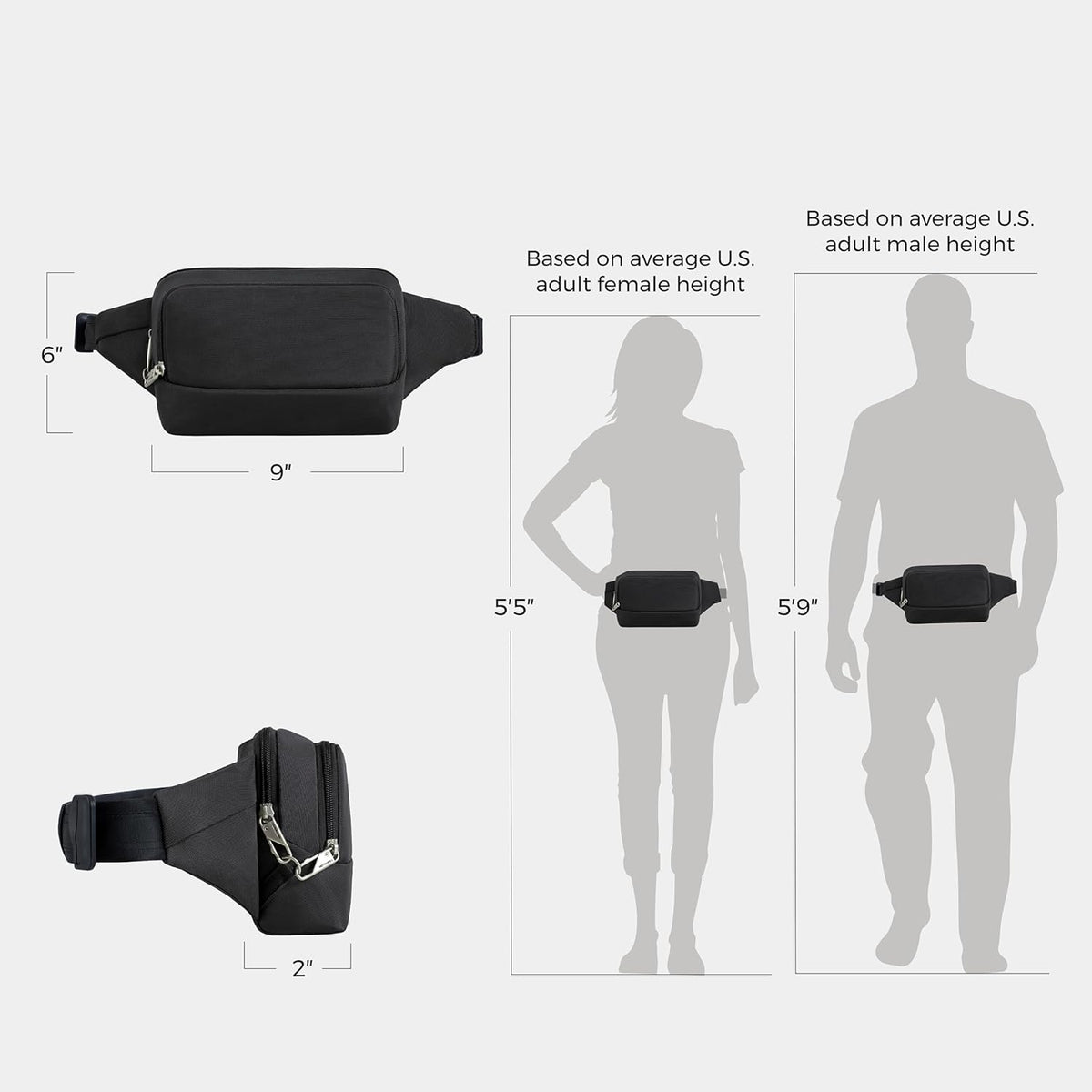 Anti-Theft Classic Waist Pack