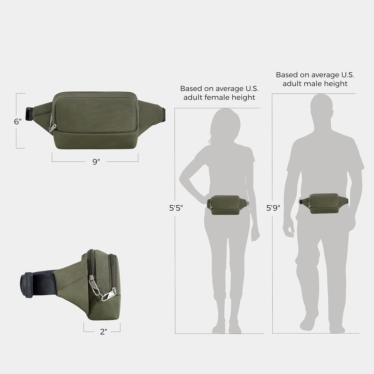 Anti-Theft Classic Waist Pack