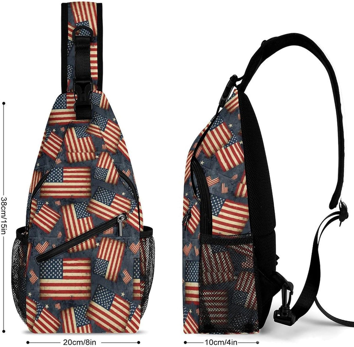 Men Women Sling Shoulder Backpack Casual Carrying Tote Case Crossbody Travel Bag, Anti-Theft Multipurpose Carry On Bag, Marshmallow Camping Crossbody Bag
