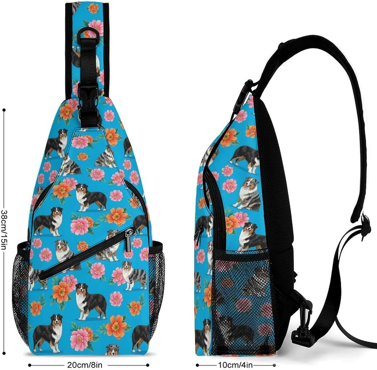 Men Women Sling Shoulder Backpack Casual Carrying Tote Case Crossbody Travel Bag, Anti-Theft Multipurpose Carry On Bag, Marshmallow Camping Crossbody Bag