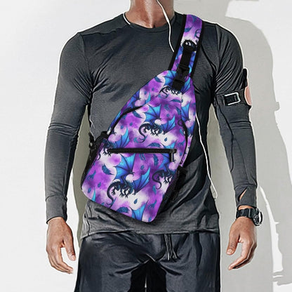 Men Women Sling Shoulder Backpack Casual Carrying Tote Case Crossbody Travel Bag, Anti-Theft Multipurpose Carry On Bag, Marshmallow Camping Crossbody Bag