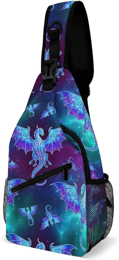 Men Women Sling Shoulder Backpack Casual Carrying Tote Case Crossbody Travel Bag, Anti-Theft Multipurpose Carry On Bag, Marshmallow Camping Crossbody Bag
