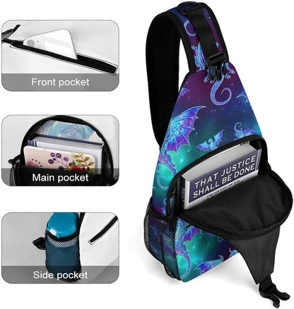 Men Women Sling Shoulder Backpack Casual Carrying Tote Case Crossbody Travel Bag, Anti-Theft Multipurpose Carry On Bag, Marshmallow Camping Crossbody Bag
