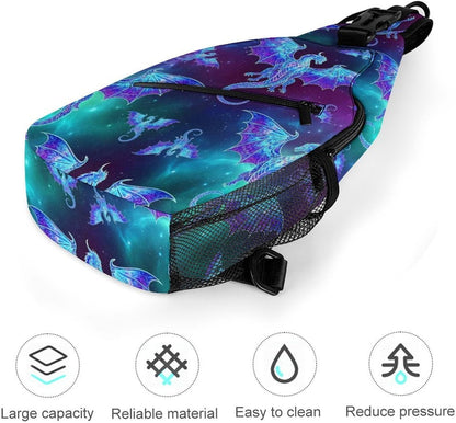 Men Women Sling Shoulder Backpack Casual Carrying Tote Case Crossbody Travel Bag, Anti-Theft Multipurpose Carry On Bag, Marshmallow Camping Crossbody Bag