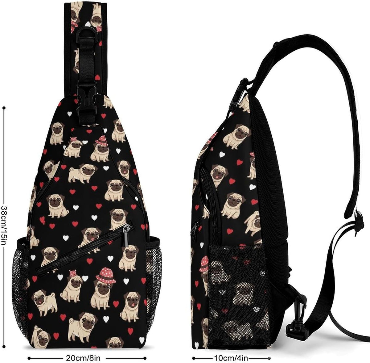 Men Women Sling Shoulder Backpack Casual Carrying Tote Case Crossbody Travel Bag, Anti-Theft Multipurpose Carry On Bag, Marshmallow Camping Crossbody Bag