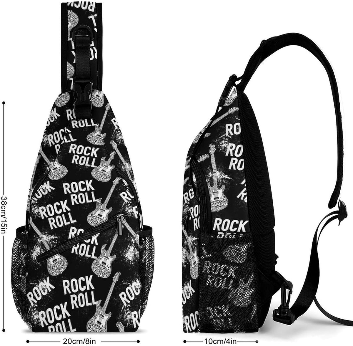Men Women Sling Shoulder Backpack Casual Carrying Tote Case Crossbody Travel Bag, Anti-Theft Multipurpose Carry On Bag, Marshmallow Camping Crossbody Bag