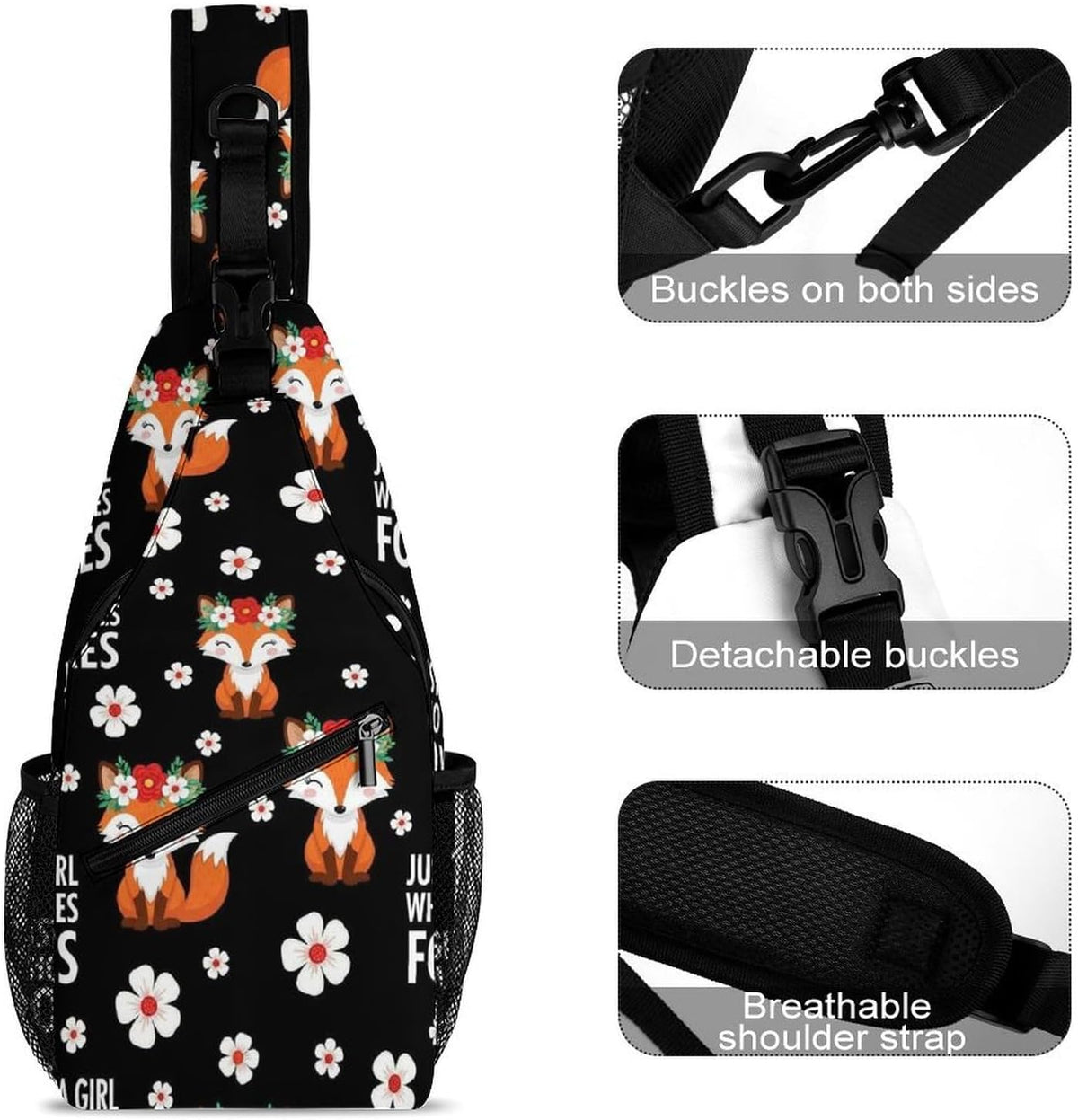 Men Women Sling Shoulder Backpack Casual Carrying Tote Case Crossbody Travel Bag, Anti-Theft Multipurpose Carry On Bag, Marshmallow Camping Crossbody Bag