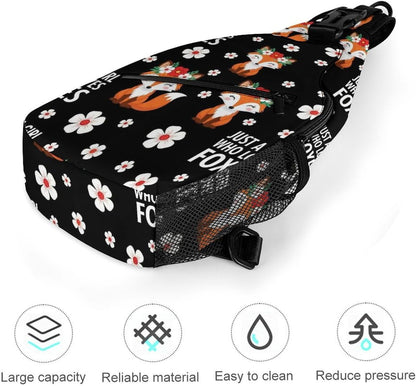 Men Women Sling Shoulder Backpack Casual Carrying Tote Case Crossbody Travel Bag, Anti-Theft Multipurpose Carry On Bag, Marshmallow Camping Crossbody Bag