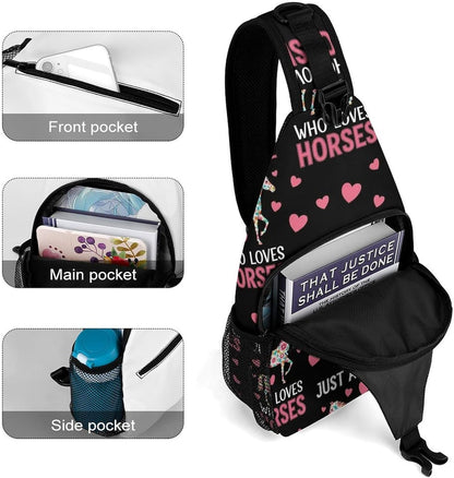 Men Women Sling Shoulder Backpack Casual Carrying Tote Case Crossbody Travel Bag, Anti-Theft Multipurpose Carry On Bag, Marshmallow Camping Crossbody Bag