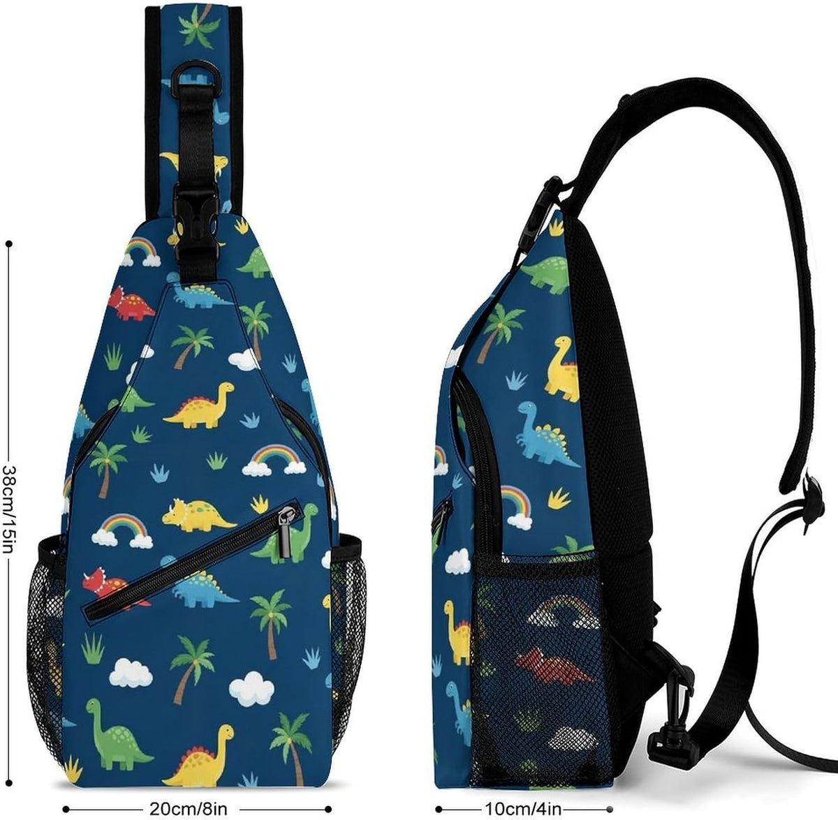 Men Women Sling Shoulder Backpack Casual Carrying Tote Case Crossbody Travel Bag, Anti-Theft Multipurpose Carry On Bag, Marshmallow Camping Crossbody Bag