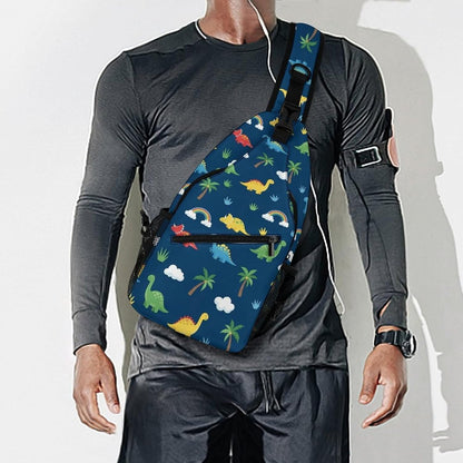 Men Women Sling Shoulder Backpack Casual Carrying Tote Case Crossbody Travel Bag, Anti-Theft Multipurpose Carry On Bag, Marshmallow Camping Crossbody Bag