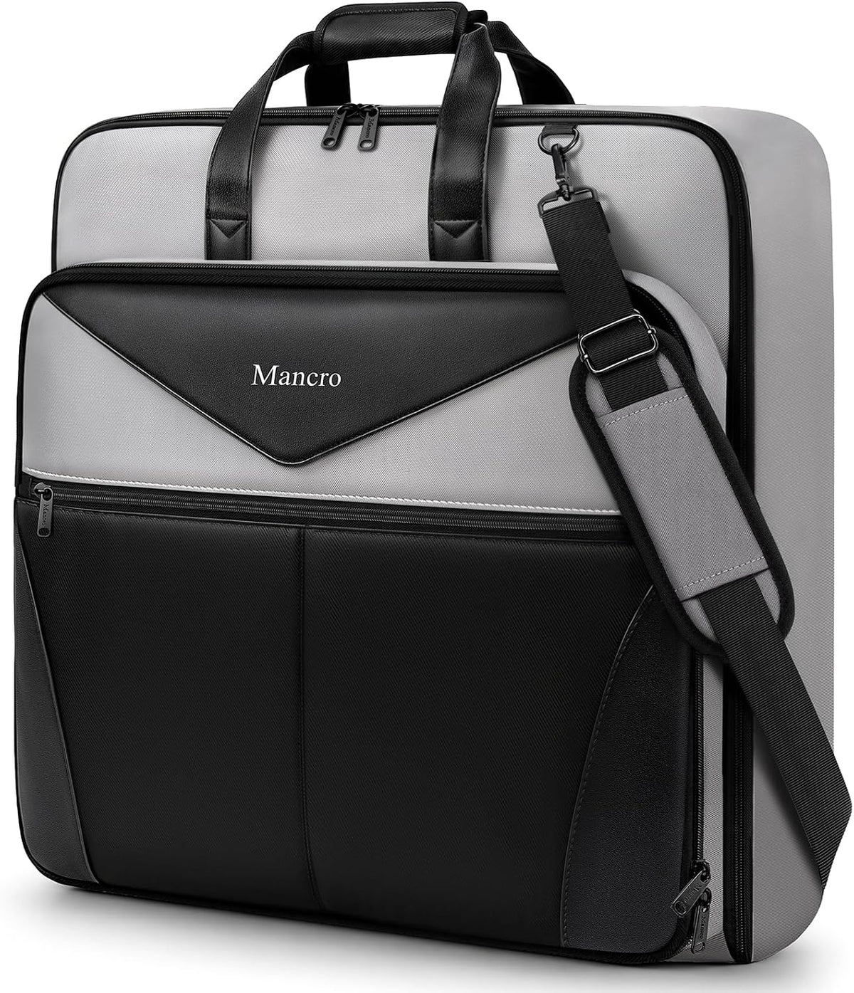 Garment Bags for Travel Fits 5 Suits, Wrinkle Free Suit Bag Travel | Carry on Garment Bags for Hanging Clothes with Luggage Sleeve and Shoe Pocket, Waterproof Suit Garment Bag for Men Women