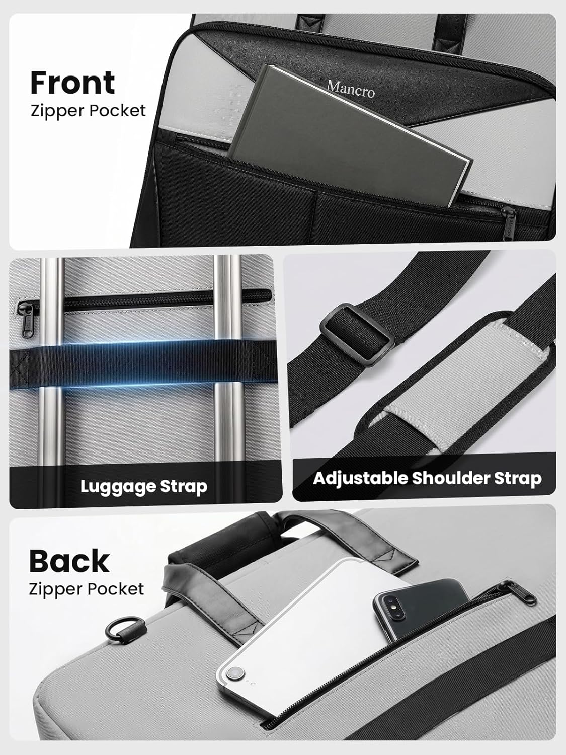Garment Bags for Travel Fits 5 Suits, Wrinkle Free Suit Bag Travel | Carry on Garment Bags for Hanging Clothes with Luggage Sleeve and Shoe Pocket, Waterproof Suit Garment Bag for Men Women