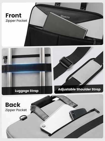 Garment Bags for Travel Fits 5 Suits, Wrinkle Free Suit Bag Travel | Carry on Garment Bags for Hanging Clothes with Luggage Sleeve and Shoe Pocket, Waterproof Suit Garment Bag for Men Women
