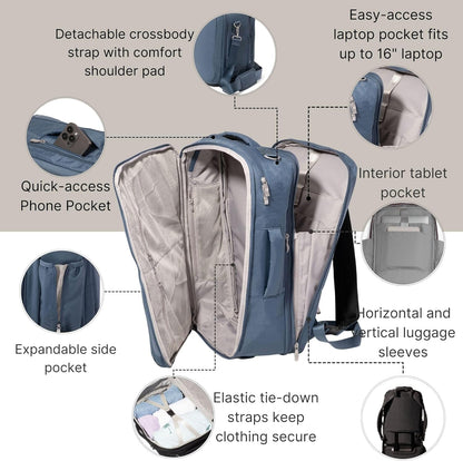 Modern Convertible Travel Backpack