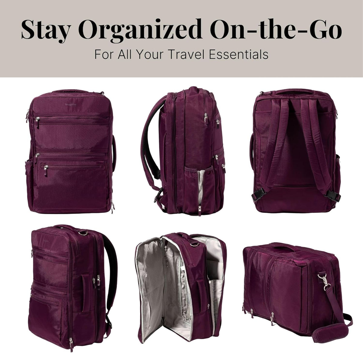 Modern Convertible Travel Backpack