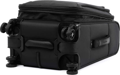 Tourlite Softside 21" Expandable Luggage with 4 Spinner Wheels, Lightweight Suitcase, Carry-On, Blue