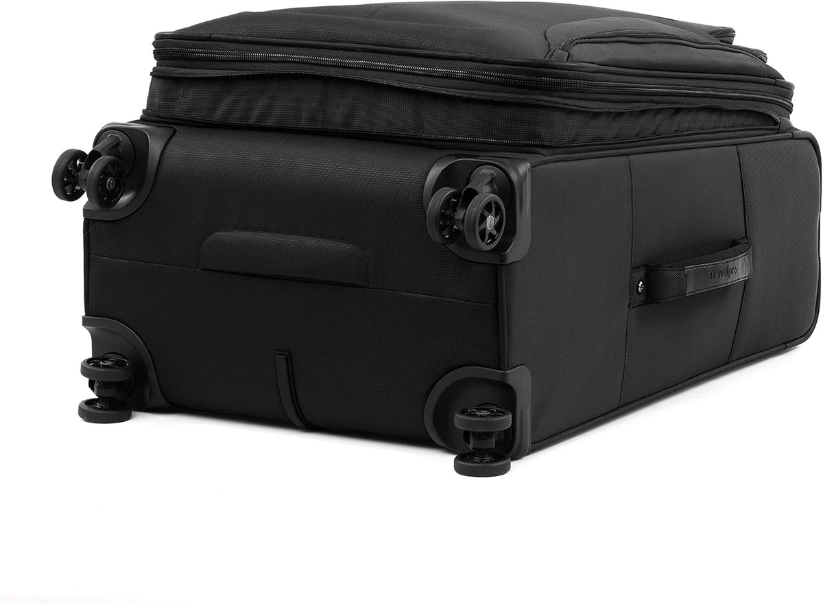 Tourlite Softside 21" Expandable Luggage with 4 Spinner Wheels, Lightweight Suitcase, Carry-On, Blue