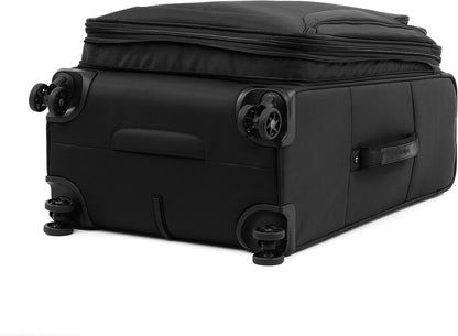 Tourlite Softside 21" Expandable Luggage with 4 Spinner Wheels, Lightweight Suitcase, Carry-On, Blue