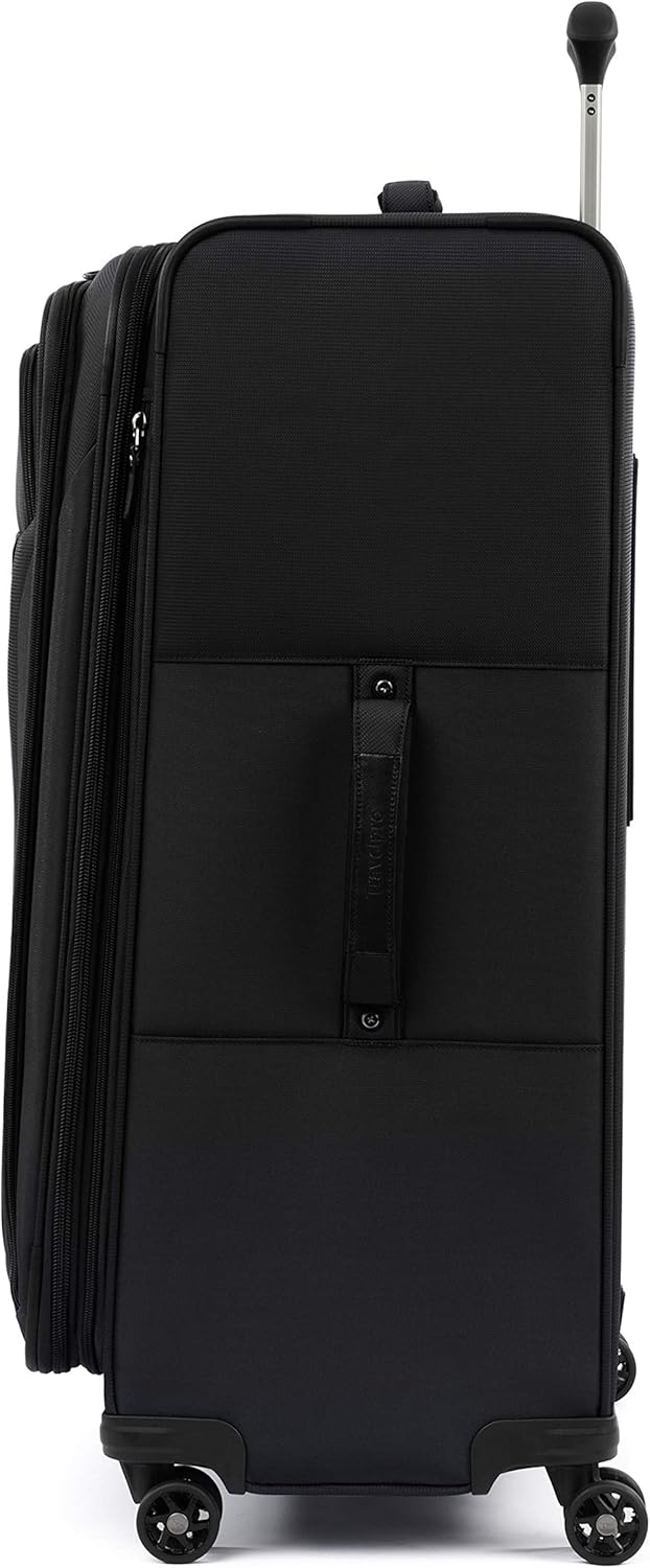 Tourlite Softside 21" Expandable Luggage with 4 Spinner Wheels, Lightweight Suitcase, Carry-On, Blue