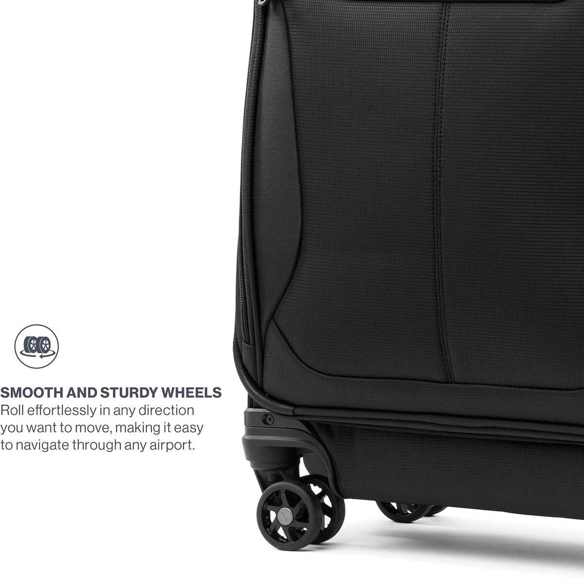 Tourlite Softside 21" Expandable Luggage with 4 Spinner Wheels, Lightweight Suitcase, Carry-On, Blue