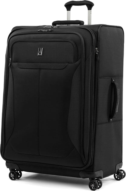 Tourlite Softside 21" Expandable Luggage with 4 Spinner Wheels, Lightweight Suitcase, Carry-On, Blue
