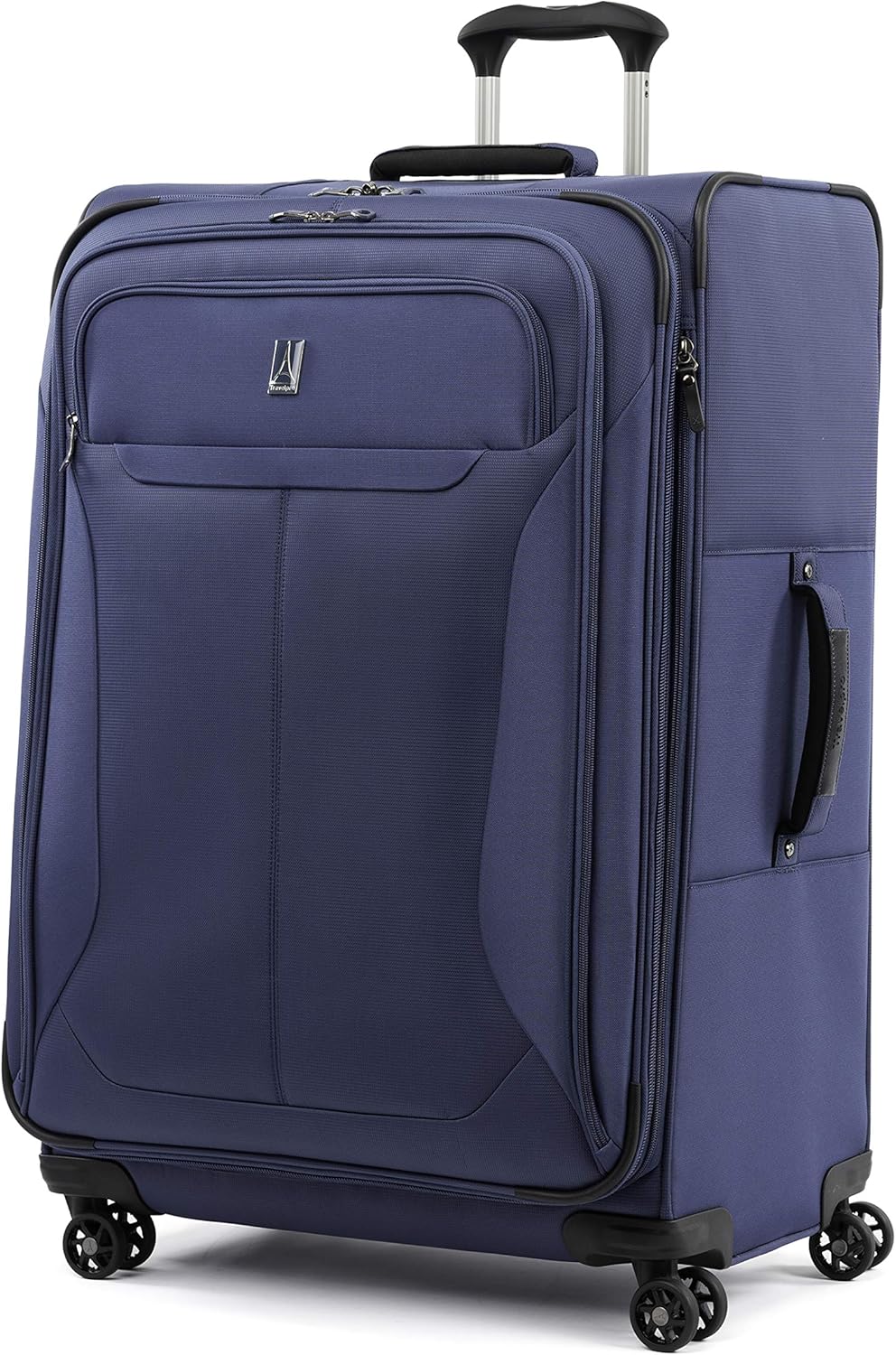 Tourlite Softside 21" Expandable Luggage with 4 Spinner Wheels, Lightweight Suitcase, Carry-On, Blue